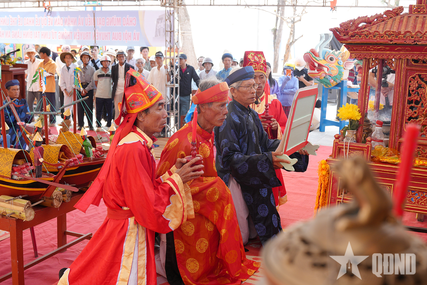 Quảng Ngãi: Thiêng liêng Lễ khao lề thế lính Hoàng Sa

